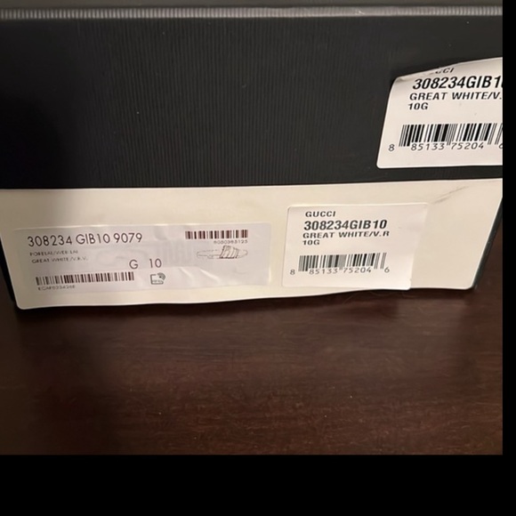 NWT Gucci Men's Signature Stripe Slide Sandals Size 10 - Picture 3 of 4